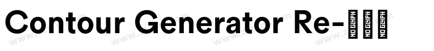 Contour Generator Re字体转换